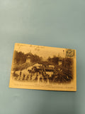 Ancienne carte postale funérailles Victor Hugo animée Champs-Élysées 1885