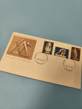 Enveloppe premier jour FDC Grèce ? 3 timbres art sculpture ? 28-2-67 (Ref 10)