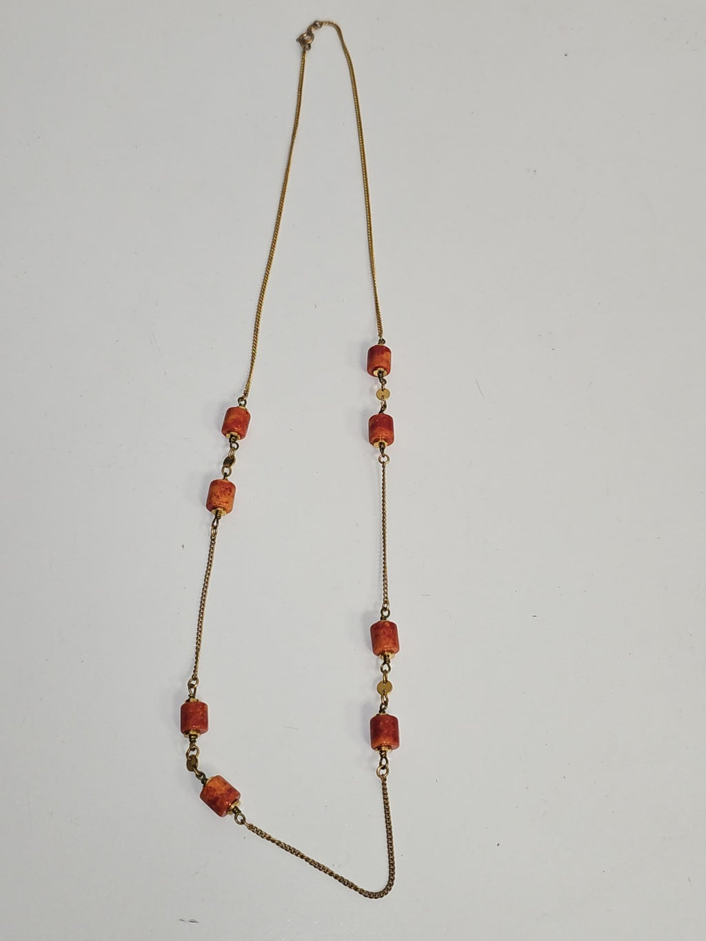Collier fantaisie ancien vintage rétro, bijou d?occasion pour collection ou cade