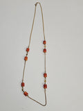 Collier fantaisie ancien vintage rétro, bijou d?occasion pour collection ou cade