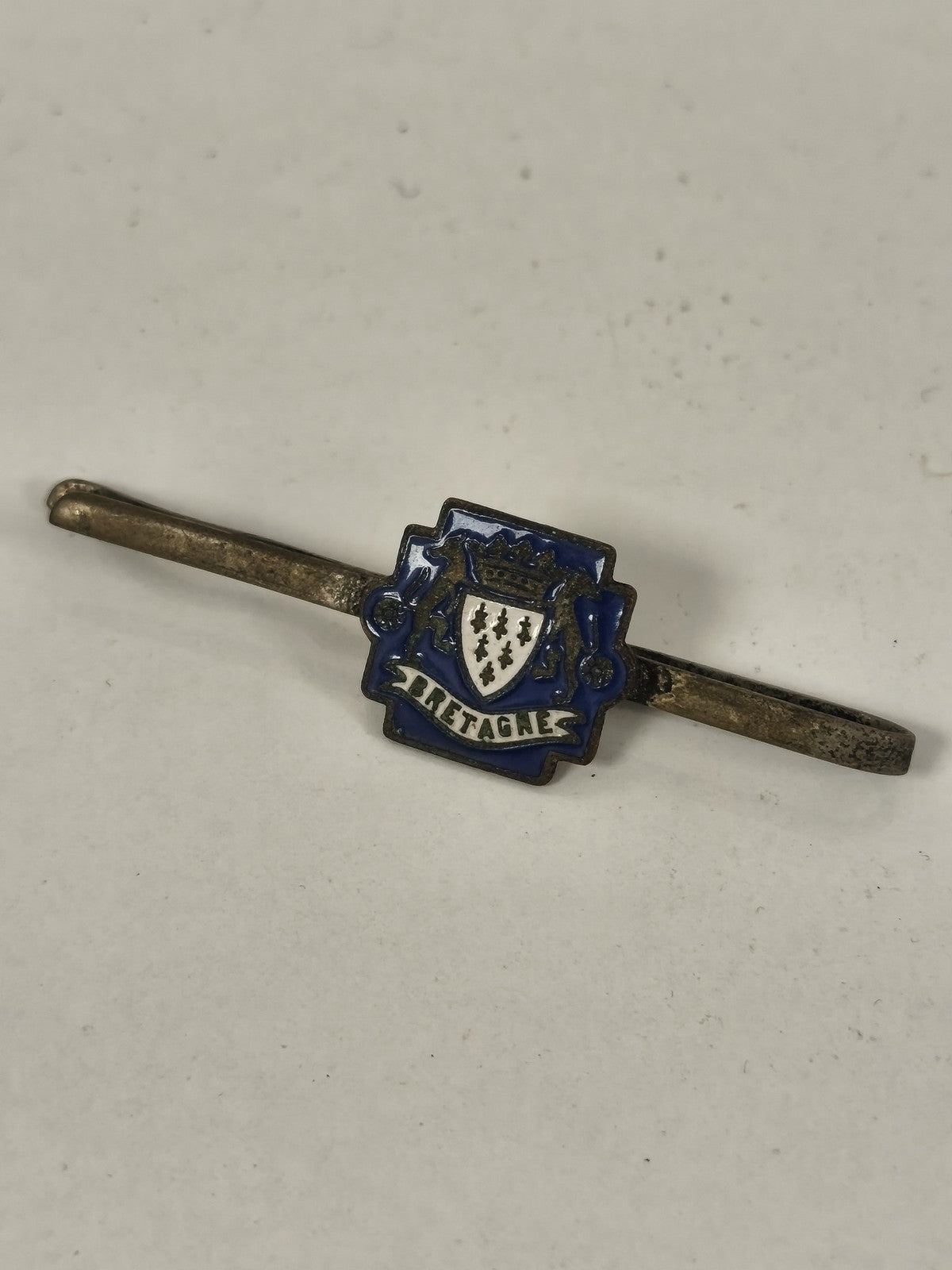 Broche vintage ancienne Bretagne petit bijou régional rétro collection artisanat