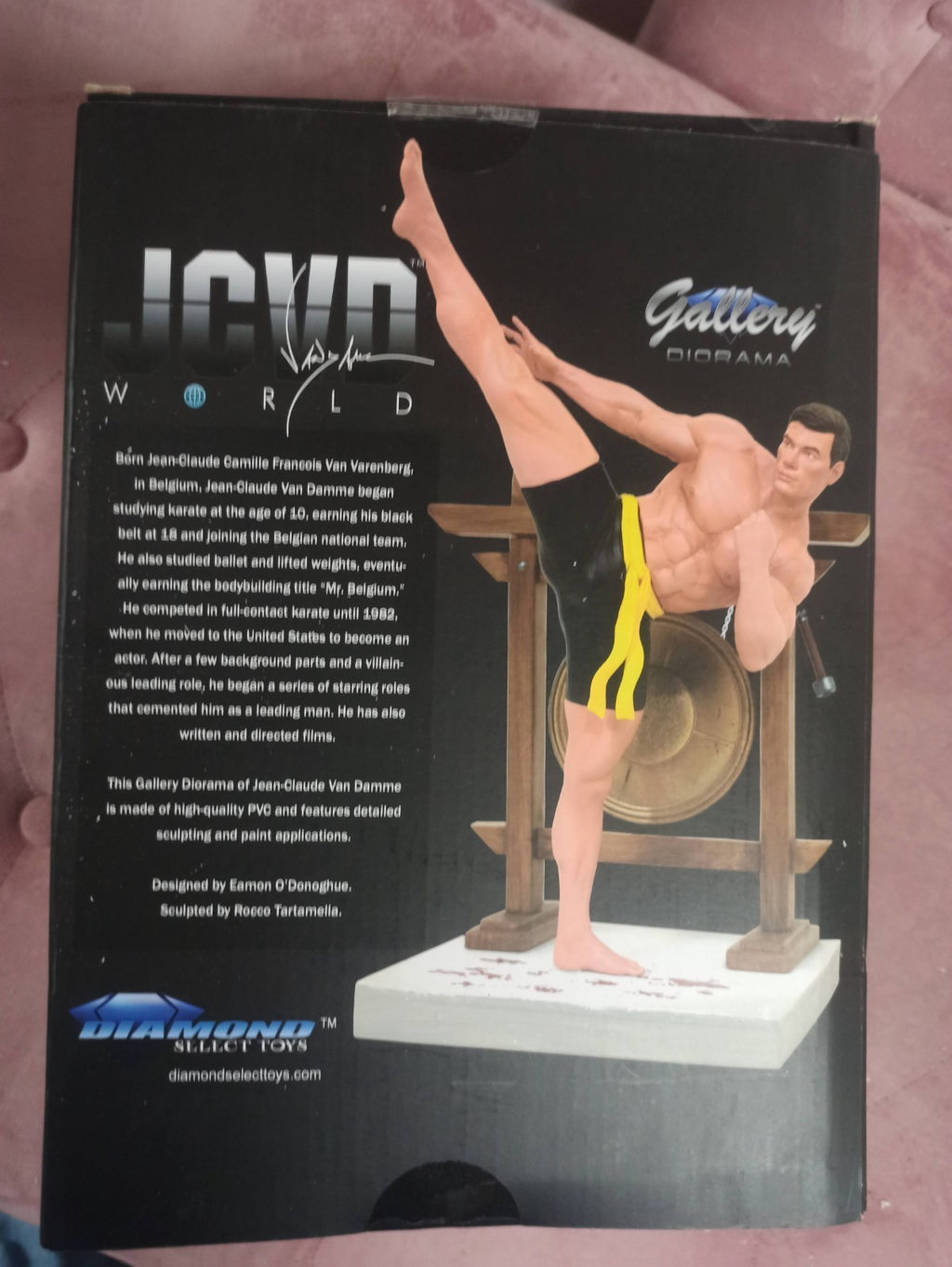 Figurine Jean-Claude Van Damme JCVD World Gallery Diorama PVC boîte