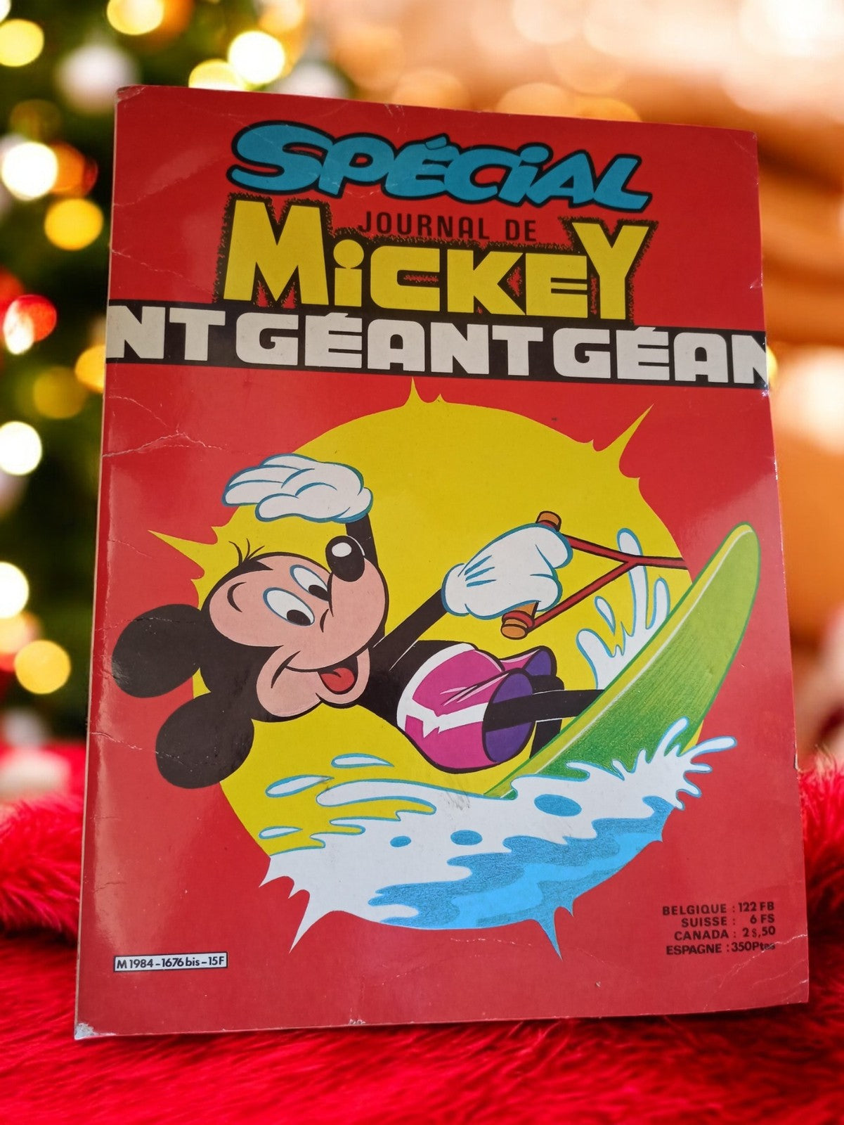 Magazine Journal de Mickey Géant Spécial vintage 1984 Disney édition spéciale