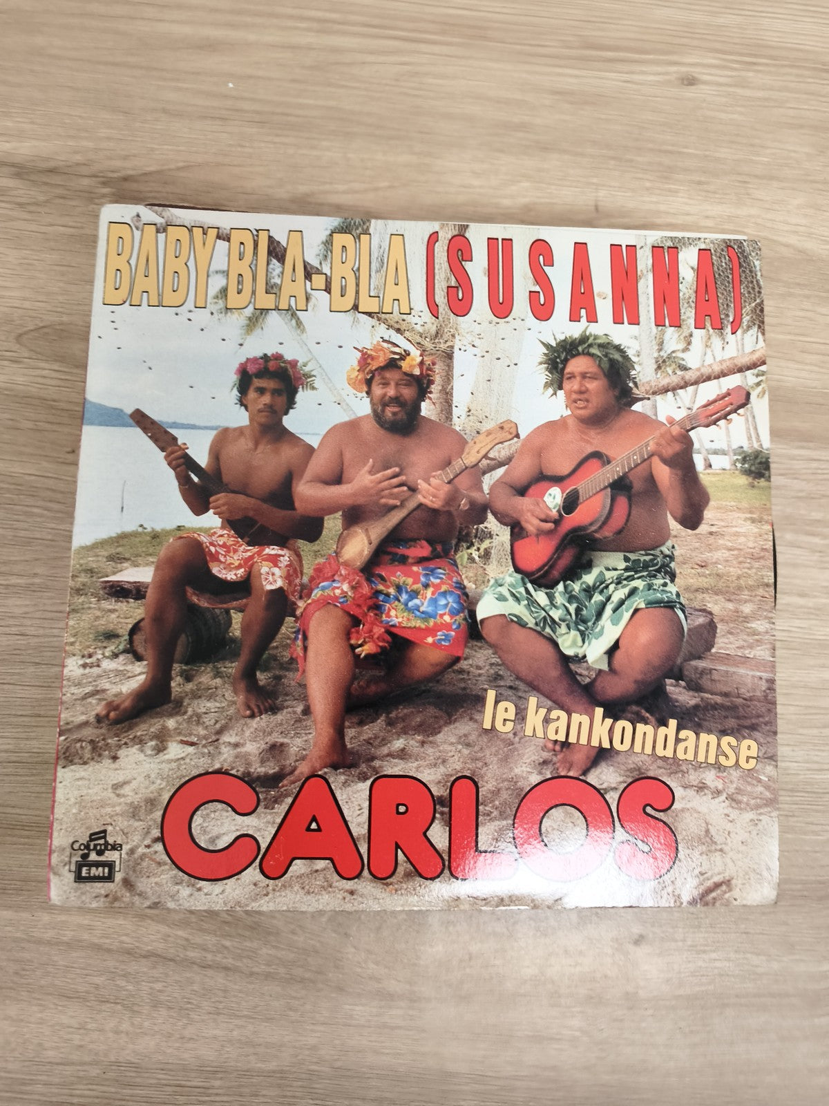 Vinyle 45T Carlos Baby Bla-Bla (Susanna) Le Kankondanse pochette couleur