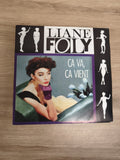 Vinyle 45 tours Liane Foly "Ça va, ça vient" pochette illustrée