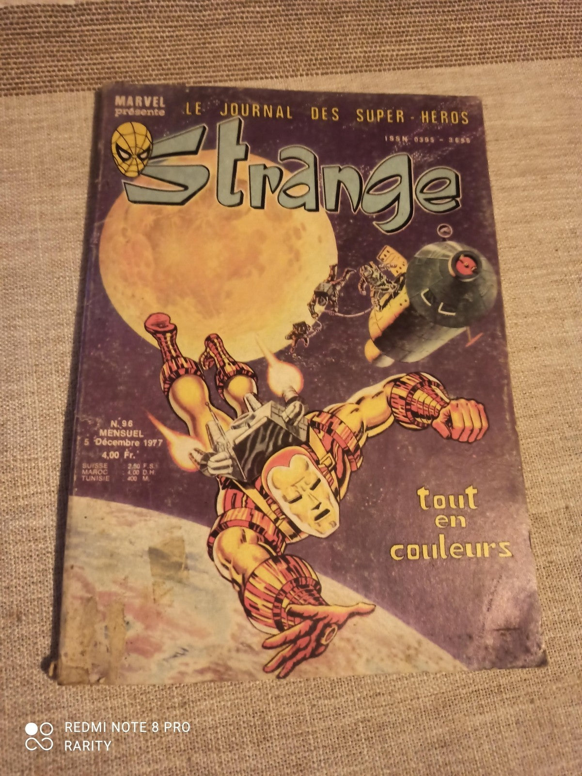 Comics Strange n°96 Marvel 1977 vintage, Iron Man, édition française couleur