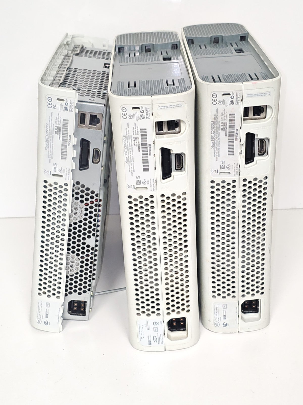 Lot 3 consoles Xbox 360 HS pour pièces détachées à réparer Microsoft Xbox