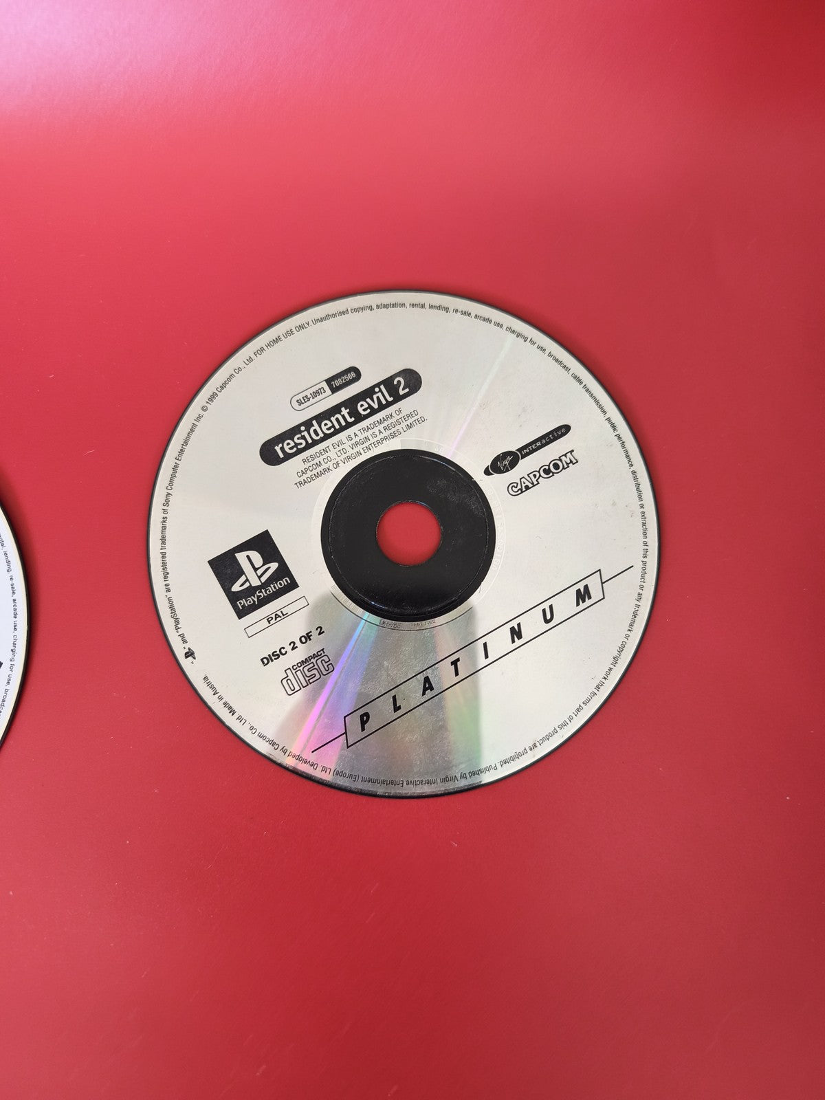 CD jeu Resident Evil 2 pour PlayStation PS1 - disque seul version française