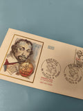 Enveloppe FDC Premier Jour Th. Renaudot Presse 1981 illustration couleur