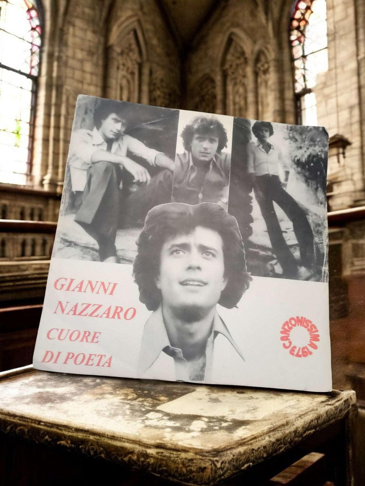 Vinyle 45 tours Gianni Nazzaro – Cuore di Poeta vintage Italie