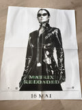 Poster Matrix Reloaded 16 mai film cinéma affiche promo Keanu Reeves