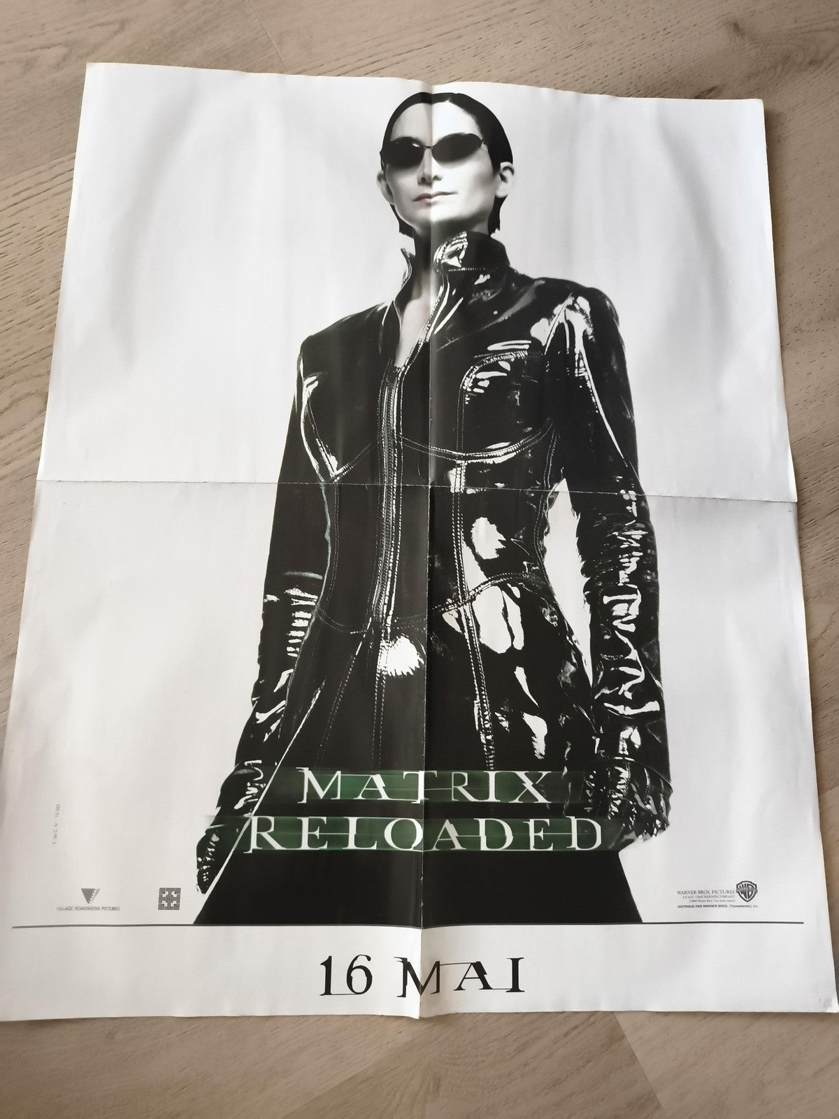 Poster Matrix Reloaded 16 mai film cinéma affiche promo Keanu Reeves