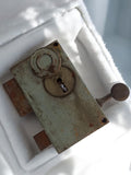 Ancienne serrure vintage de château ou manoir marque Ancienne gros modèle collec