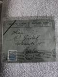 Lettre ancienne RAPHAËL CAMHI timbre oblitéré cachet 1916 Berlin philatélie