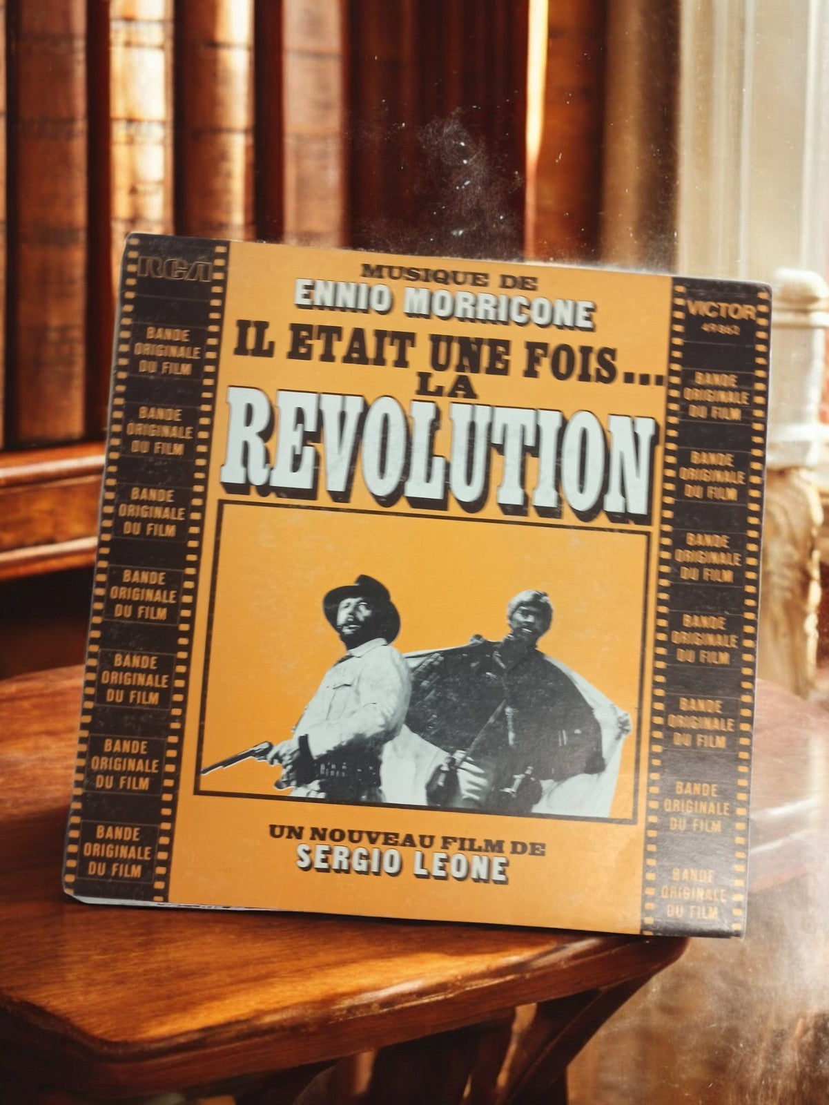 Disque vinyle 45 tours Ennio Morricone Il Était Une Fois La Révolution vintage
