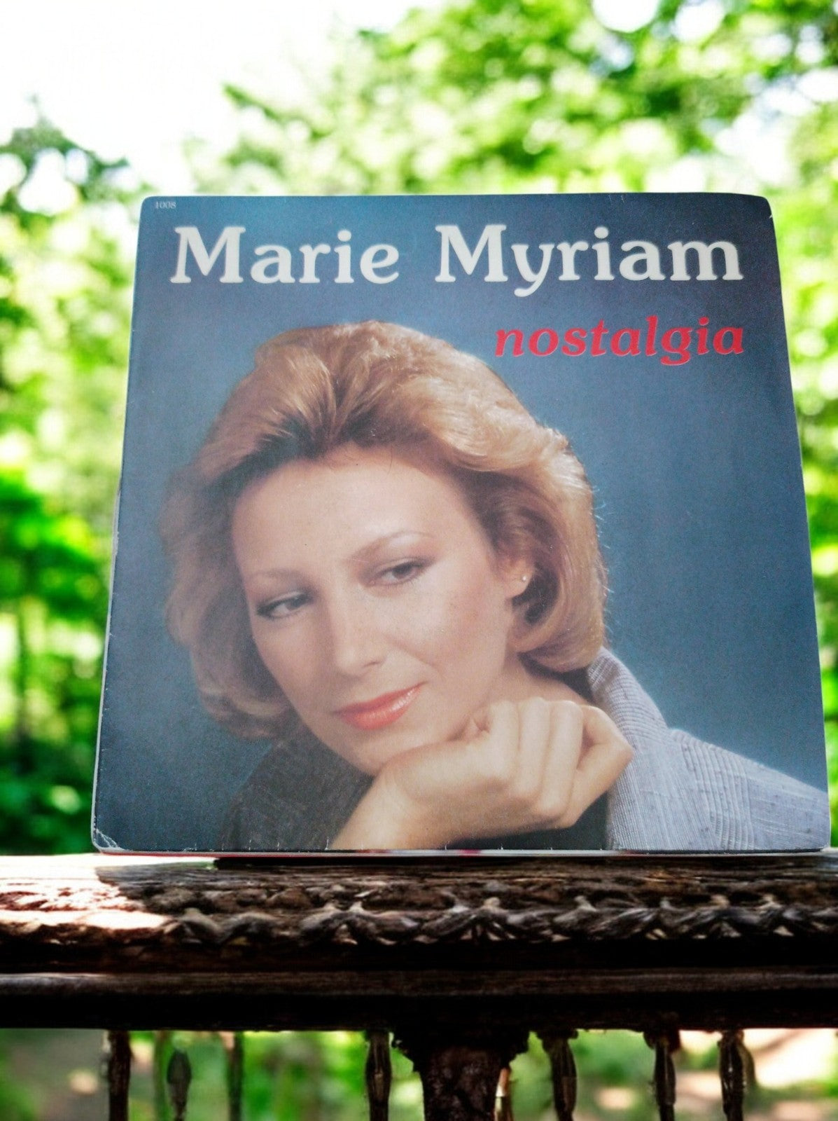 Vinyle 45 tours Marie Myriam Nostalgia pochette photo chanson française 1977