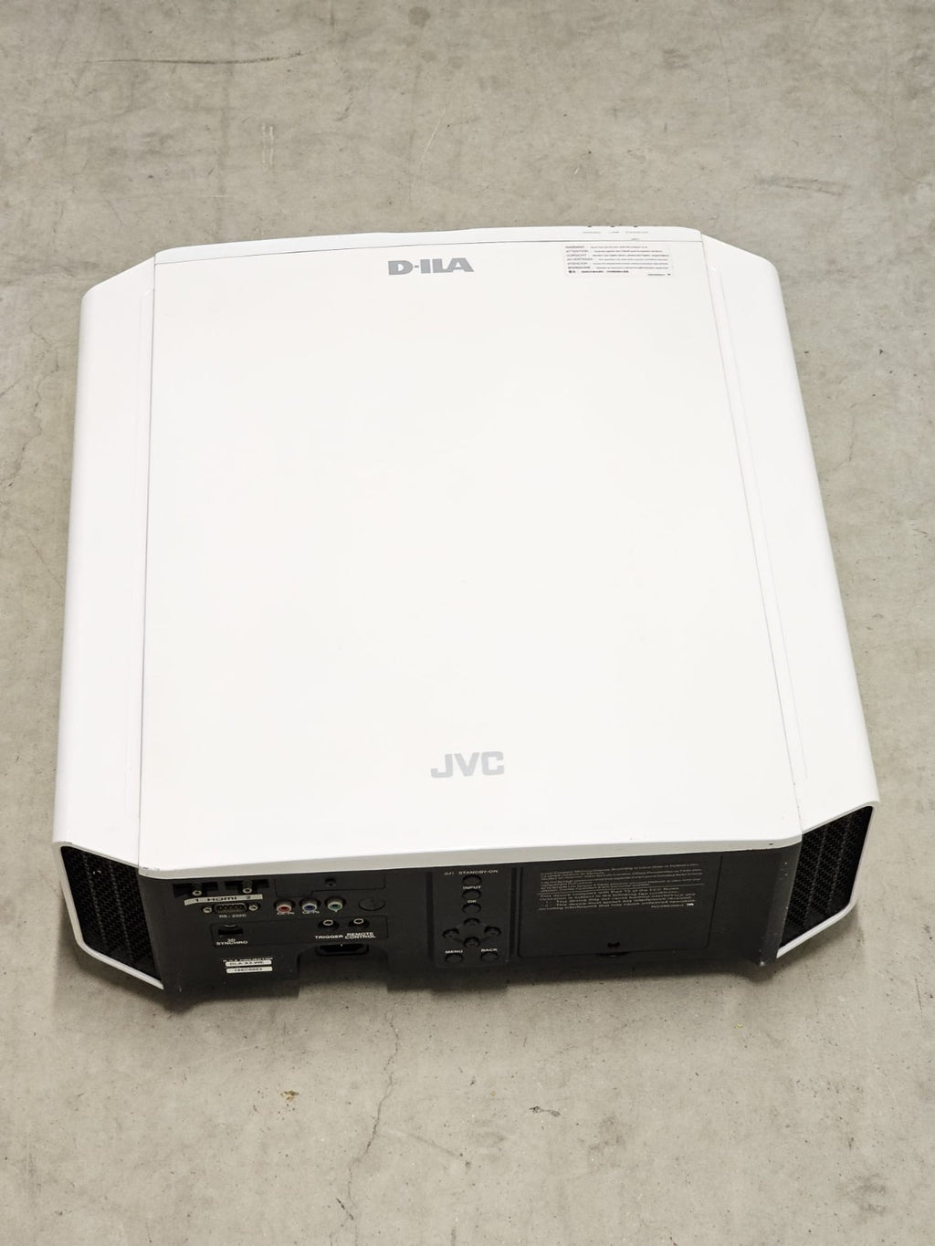 Vidéoprojecteur JVC D-ILA DLA-X3-WE blanc à réparer, projecteur home cinéma