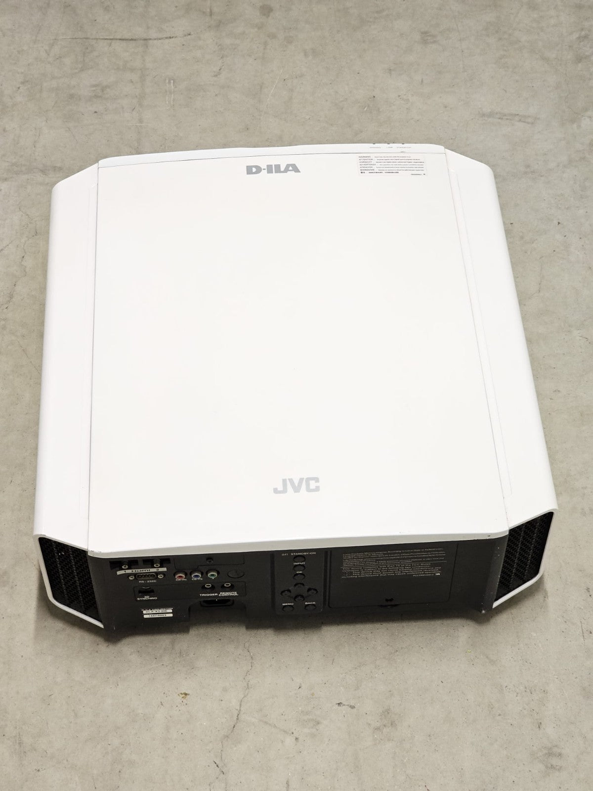 Vidéoprojecteur JVC D-ILA DLA-X3-WE blanc à réparer, projecteur home cinéma