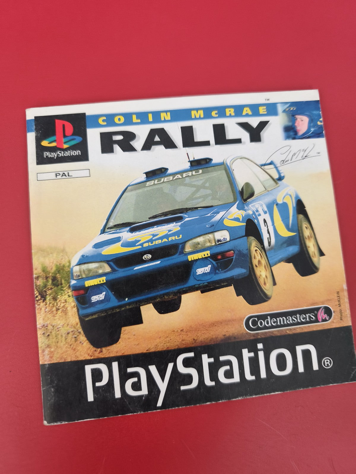 Notice originale seule jeu PS1 Rally pour PlayStation, manuel d?instructions