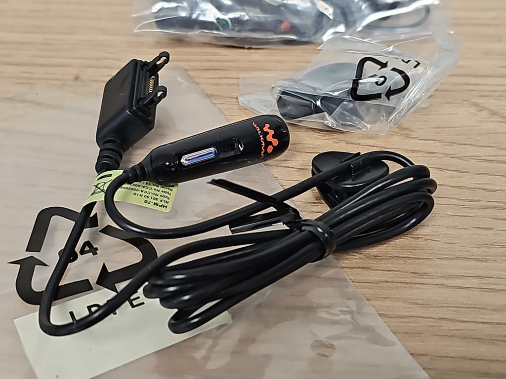 Oreillette Walkman Sony Ericsson noire ? kit mains libres MP3 portable