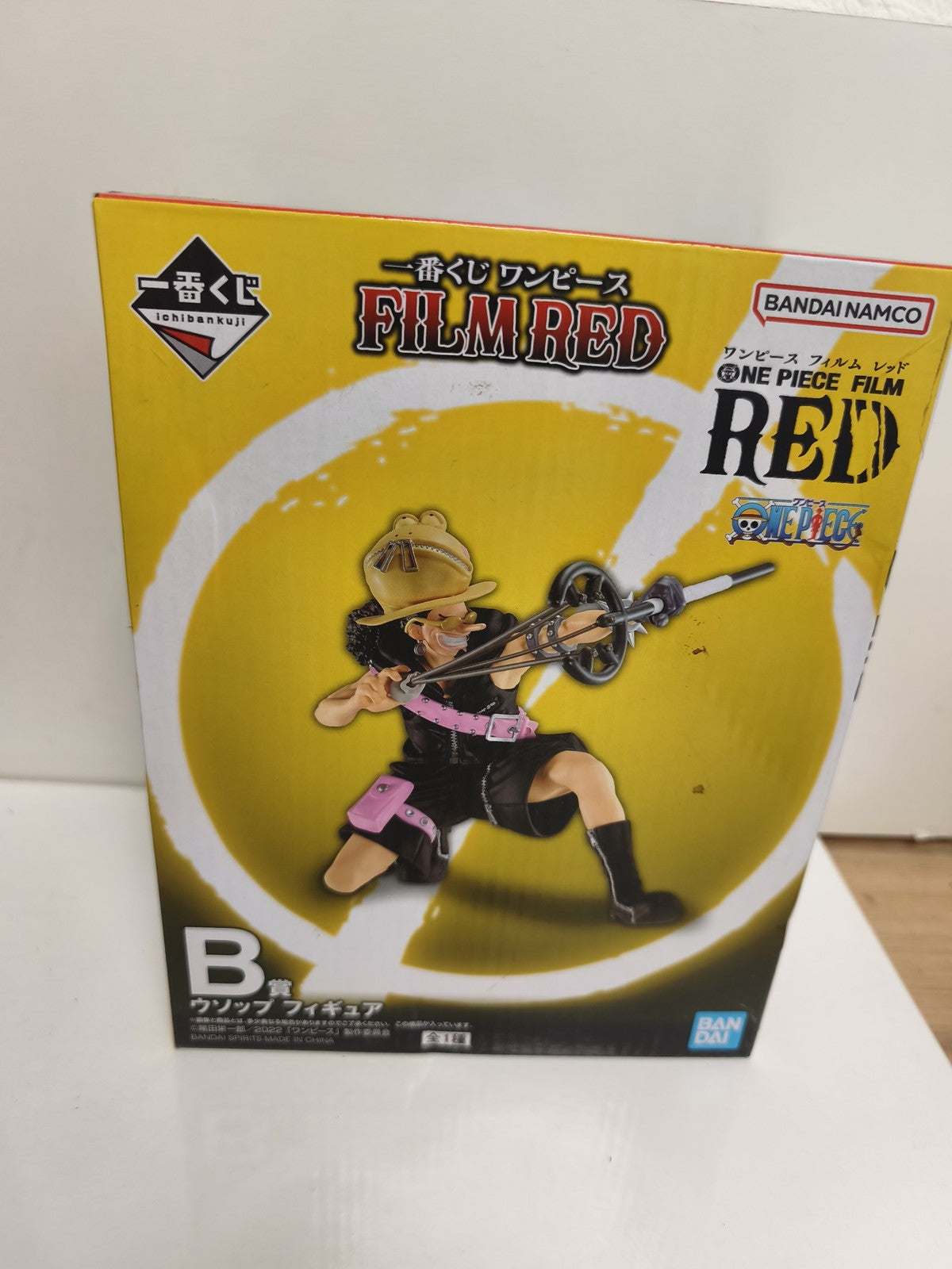 Figurine One Piece Usopp Film Red Bandai Ichiban Kuji neuve boîte