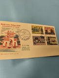 Ancienne enveloppe FDC Vietnam 1964 Monuments et Sites, timbres oblitérés