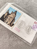 Lettre Premier Jour Ussel Corrèze château Ventadour ancien philatélie FDC