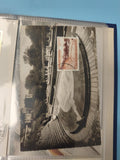 Carte postale ancienne oblitérée, philatélie, vue monument, timbre 20e siècle