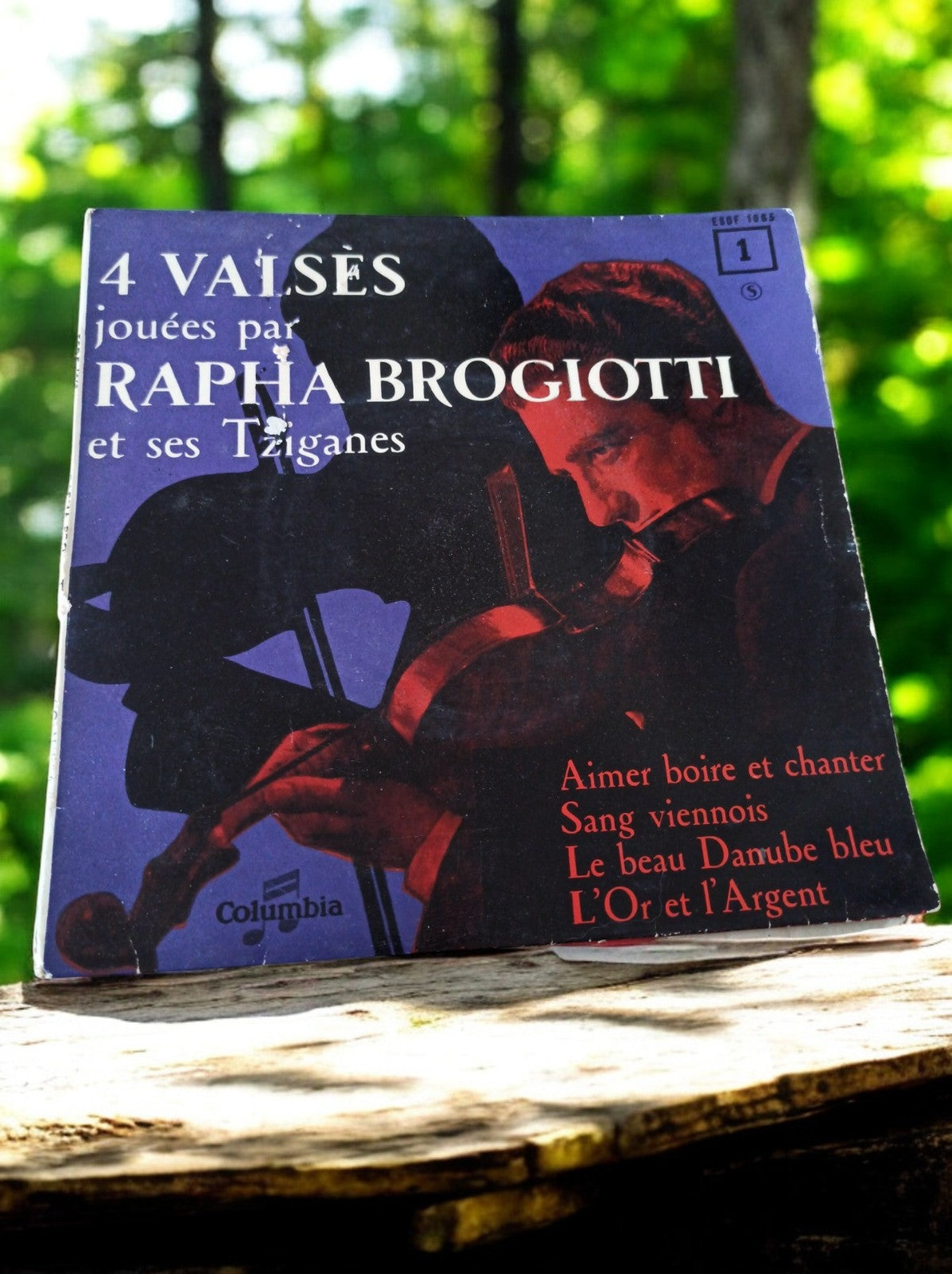 Vinyle 45 tours Rapha Brogiotti Columbia valse française vintage