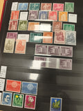 Timbres Suisse Helvetia lot x28, thèmes architecture, Europa, fleurs, philatélie