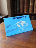 Carte QSL radio amateur vintage bleue SM5UH Ericsson – Collection rétro