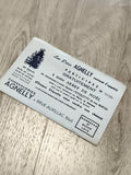 Publicité ancienne AGNELLY Brue Aurillac buvard vintage papier réclame Noël