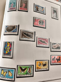 Timbres anciens République du Tchad neufs papillons art Musée National