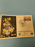 Enveloppe FDC premier jour Floralies Internationales Lille fleurs timbre 1984