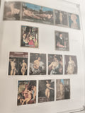 Timbres anciens Paraguay nus artistes peintres art classique philatélie vintage