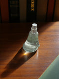 Flacon parfum vintage rétro petit format, vaporisateur en verre transparent