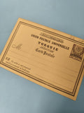 Ancienne carte postale Union Postale Universelle Turquie, timbre imprimé, vintag