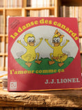 Disque vinyle 45 tours J.J. Lionel La Danse des Canards vintage rétro DPX 762