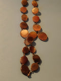 Collier élégant en cornaline pierre naturelle, bijou raffiné pour femme, occasio
