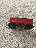 Pin's Peugeot Les 10 Jours Champions vintage, cadeau, feuillage, badge ancien (R
