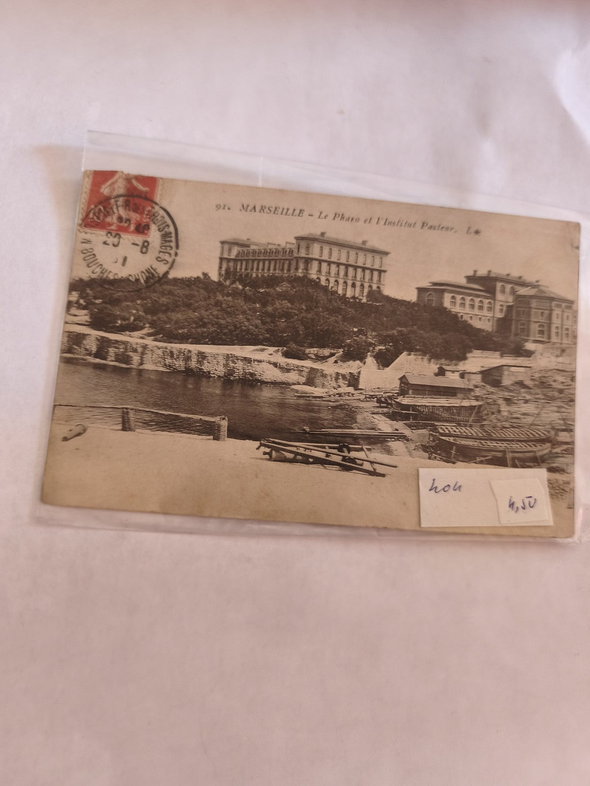 Carte postale ancienne vintage Marseille rétro collection France paysage urbain