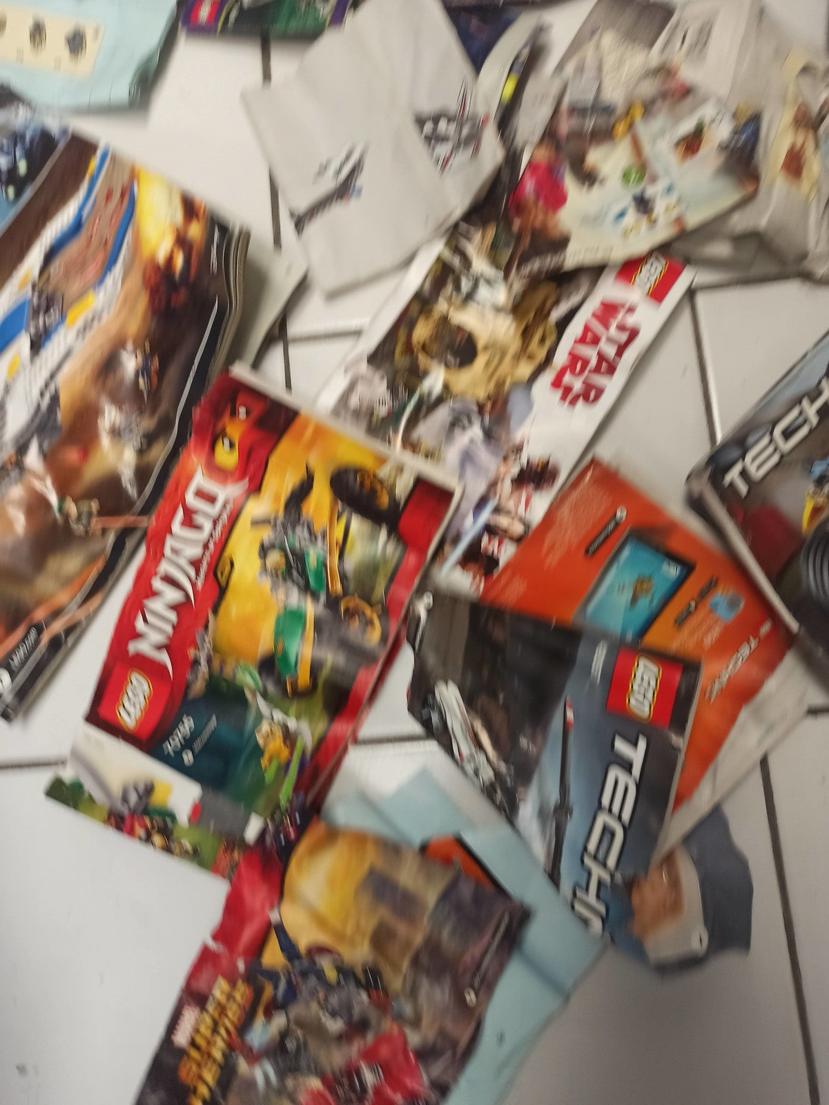 Lot de notices LEGO en vrac, instructions de montage originales, mix modèles div