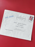 Enveloppe philatélie affranchie timbre Algérie Par Avion cachet Université Alger