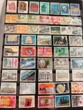 Timbres Suisse Helvetia oblitérés lot multicolore philatélie thématiques