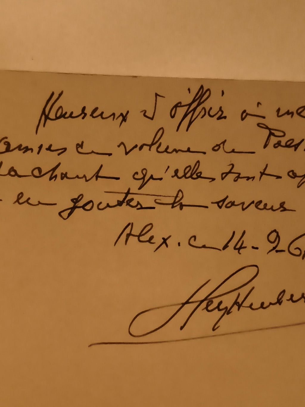Livre ancien Impressions et souvenirs tapuscrit poésie vintage