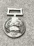 Médaille d'honneur chemins de fer 1986 C. Giusti ancienne TGV train SNCF