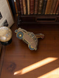 Pin's voiture rétro style 2CV années 80 badge vintage auto déco