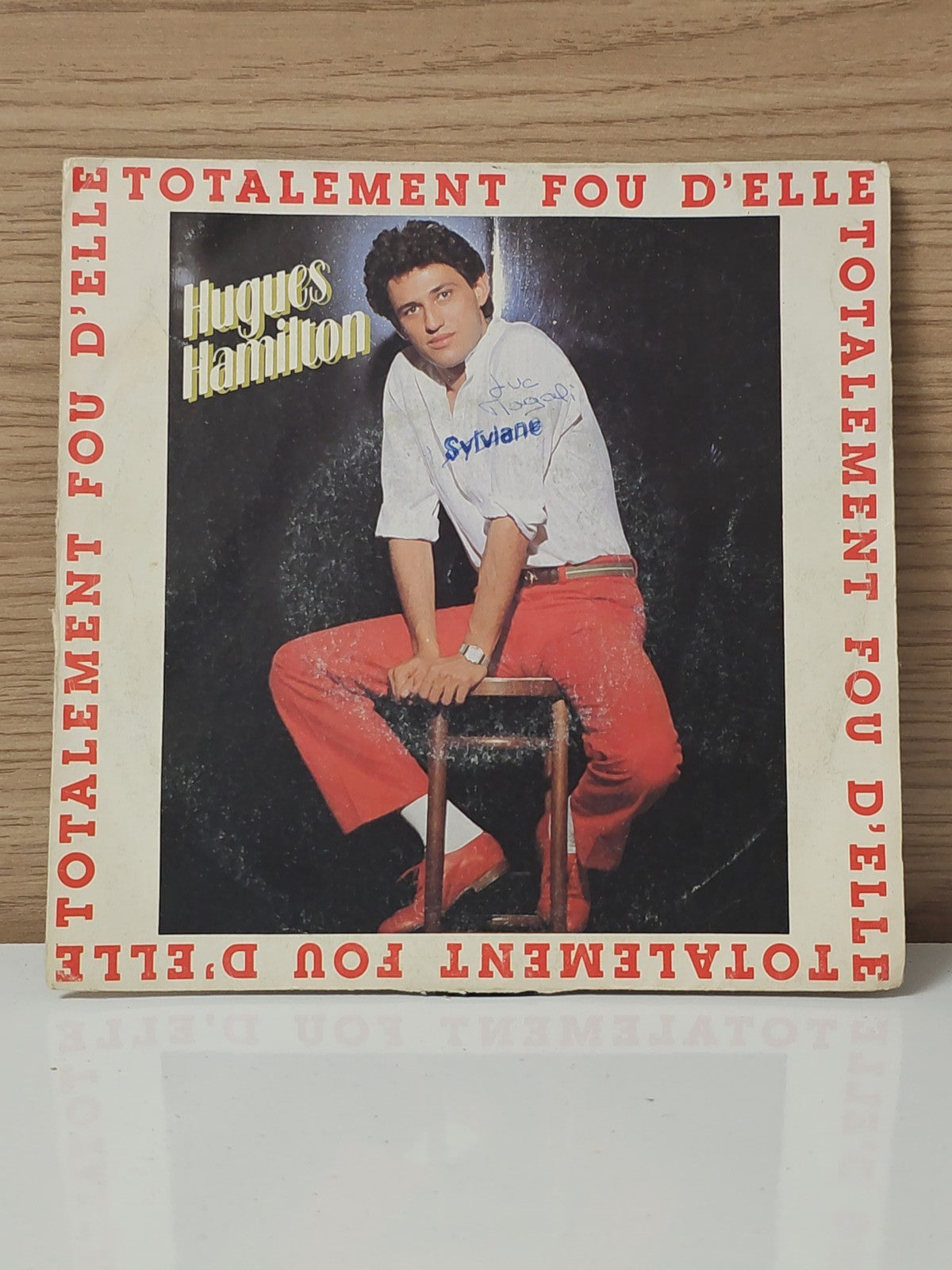 Retro Hugues Hamilton 45 rpm vinyl record vintage music collector