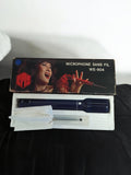 Microphone sans fil vintage ERS WE-904 bleu, micro rétro ancien audio rare
