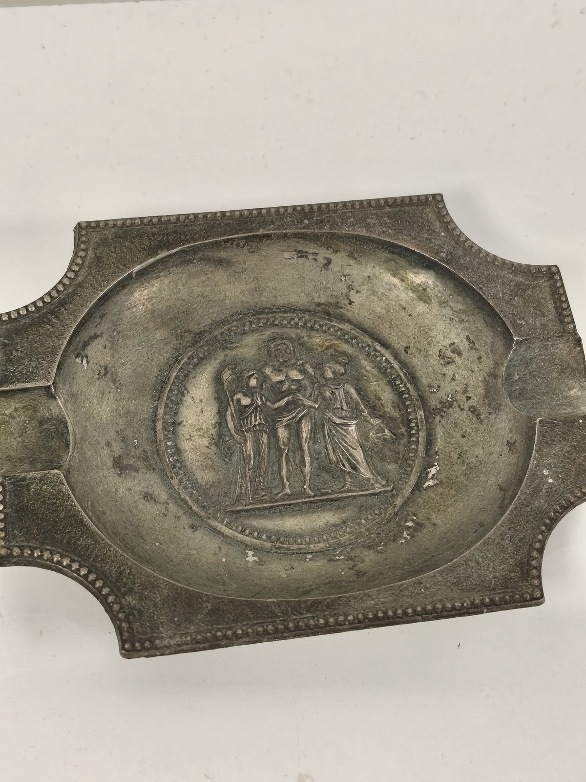 Petit cendrier vintage ancien, objet déco rétro pour collection ou intérieur ori